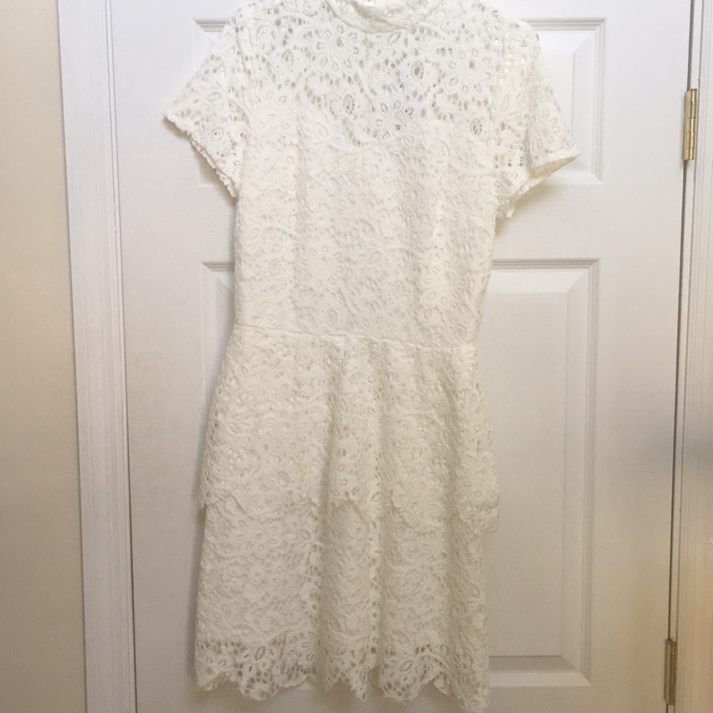Missguided Tall Short Sleeve Layered Dress
